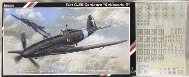 Special Hobby 1/48 Fiat G-55 Centauro Sottoserie 0 With SkyModels Decals - (G55), SH48066 plastic model kit